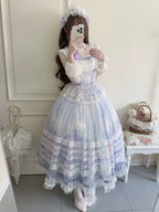 Foggy Vineyard - Fishbone Classic Lolita Bodice, Maxi Skirt - image 8