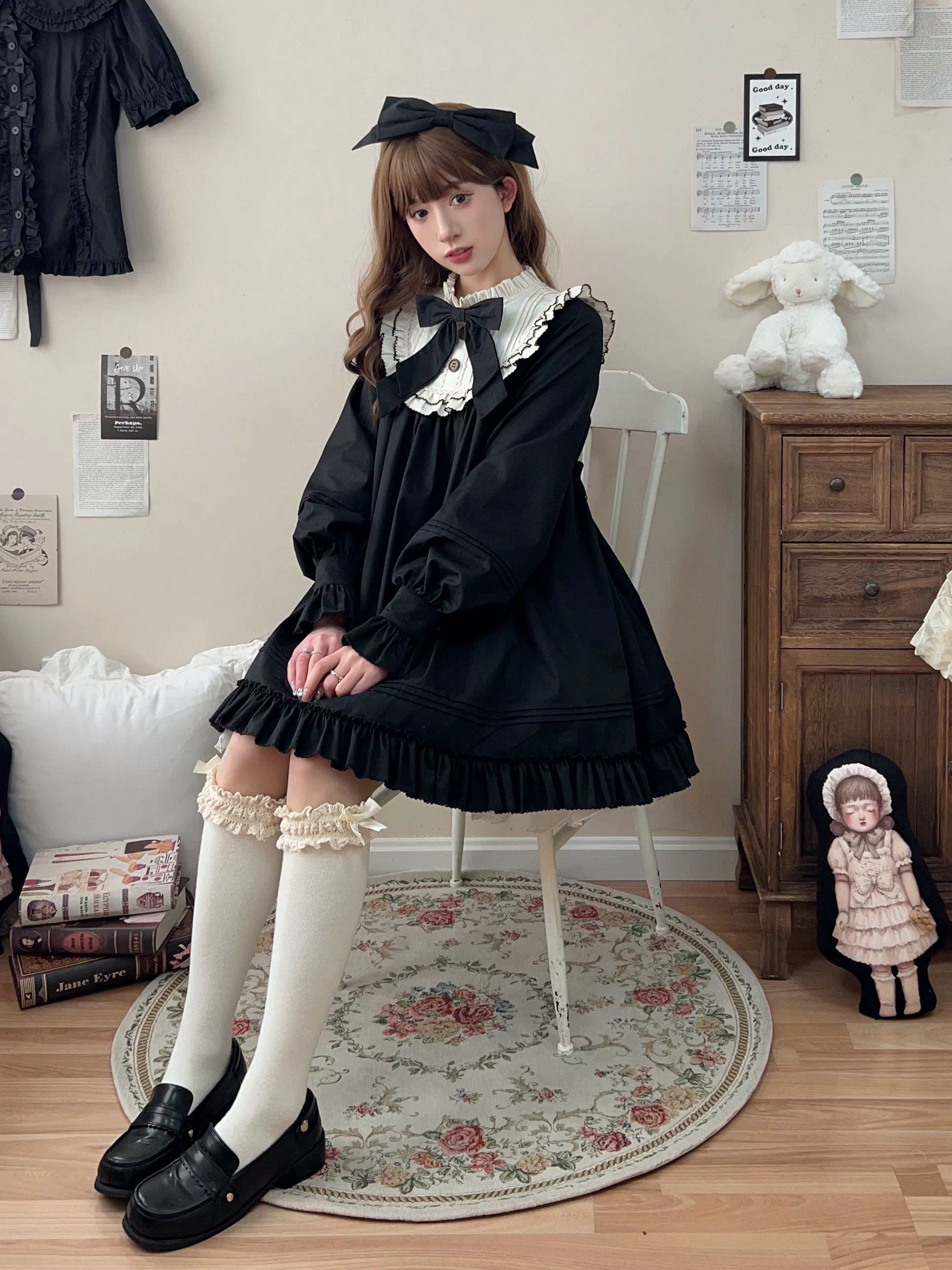 Lullaby - Cotton Lolita OP Dress Kawaii Lolita Bloomers and Accessories - image 19