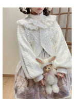 Napoleon Pastry - Sweet Lolita Cardigan, Detachable Bows - image 9