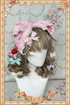 Cream Meow - Sweet Lolita JSK, Cat Print and Accessories - image 15