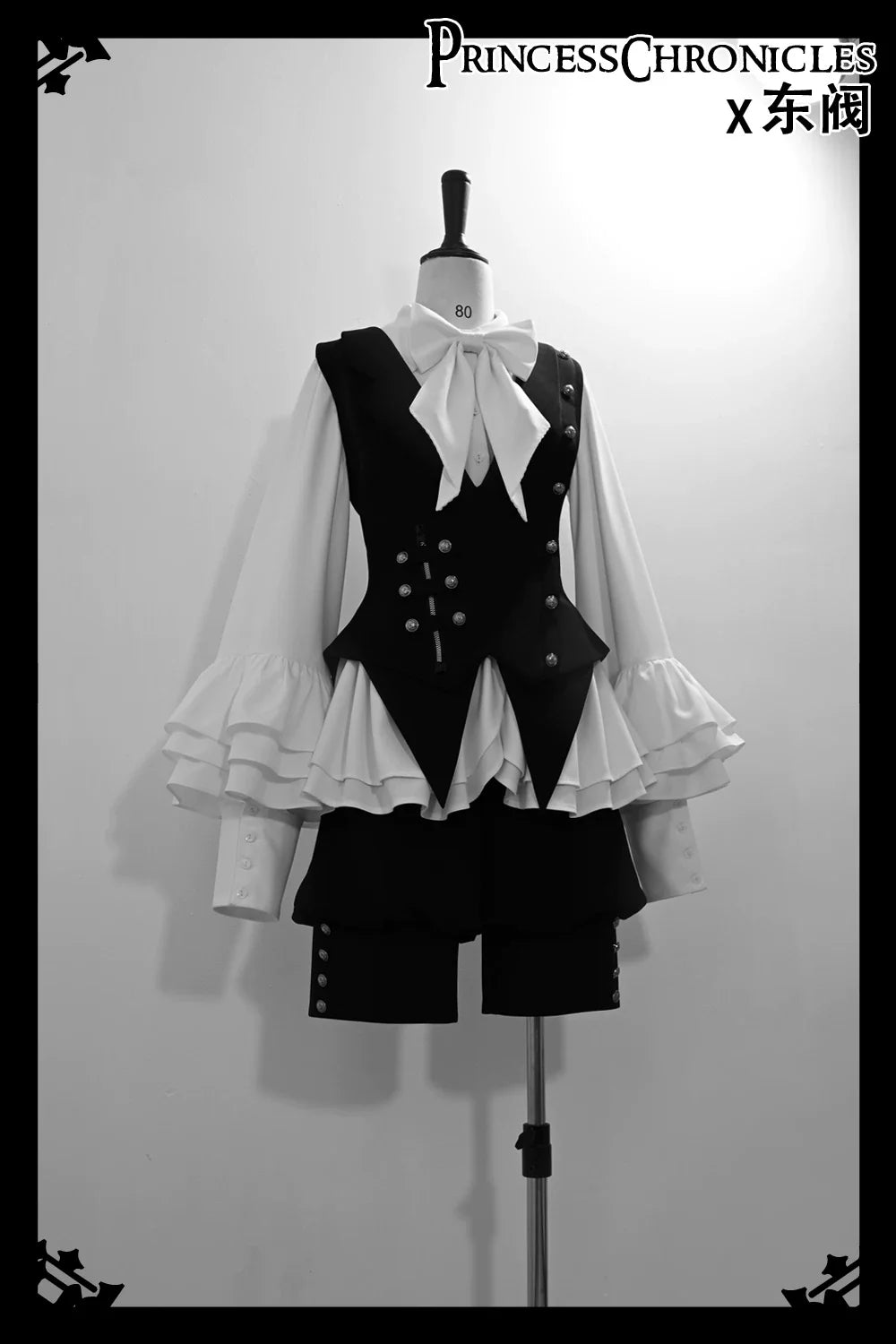 Ashes - Vintage Ouji Lolita Blouse and Shorts Set - image 4