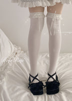 Isabella - Sweet Lolita Lace Mid-Calf Socks - image 6