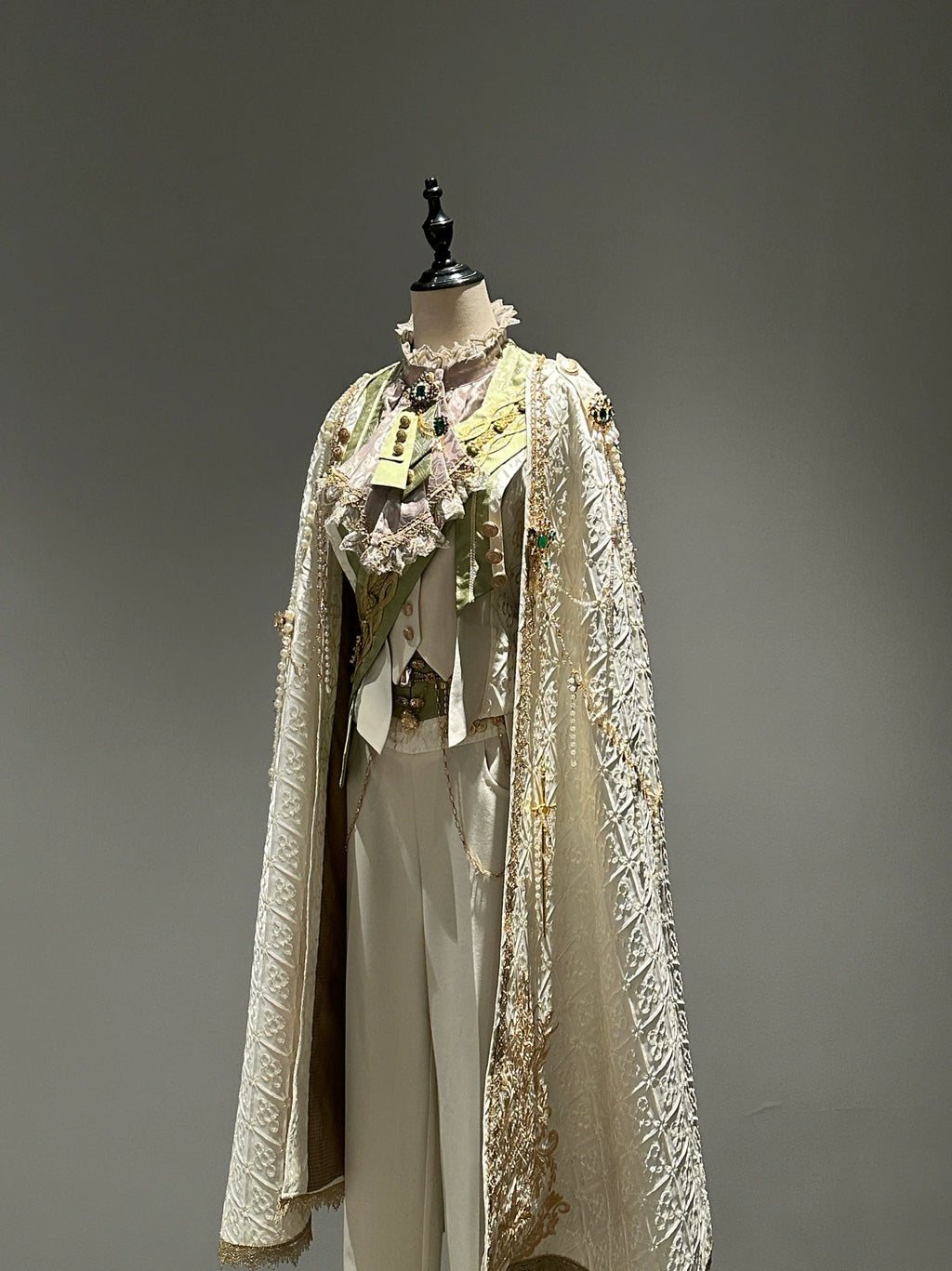 Narsesus - Ouji Lolita Tailcoat, Shirt, Pants, Cape and Accessories - image 5