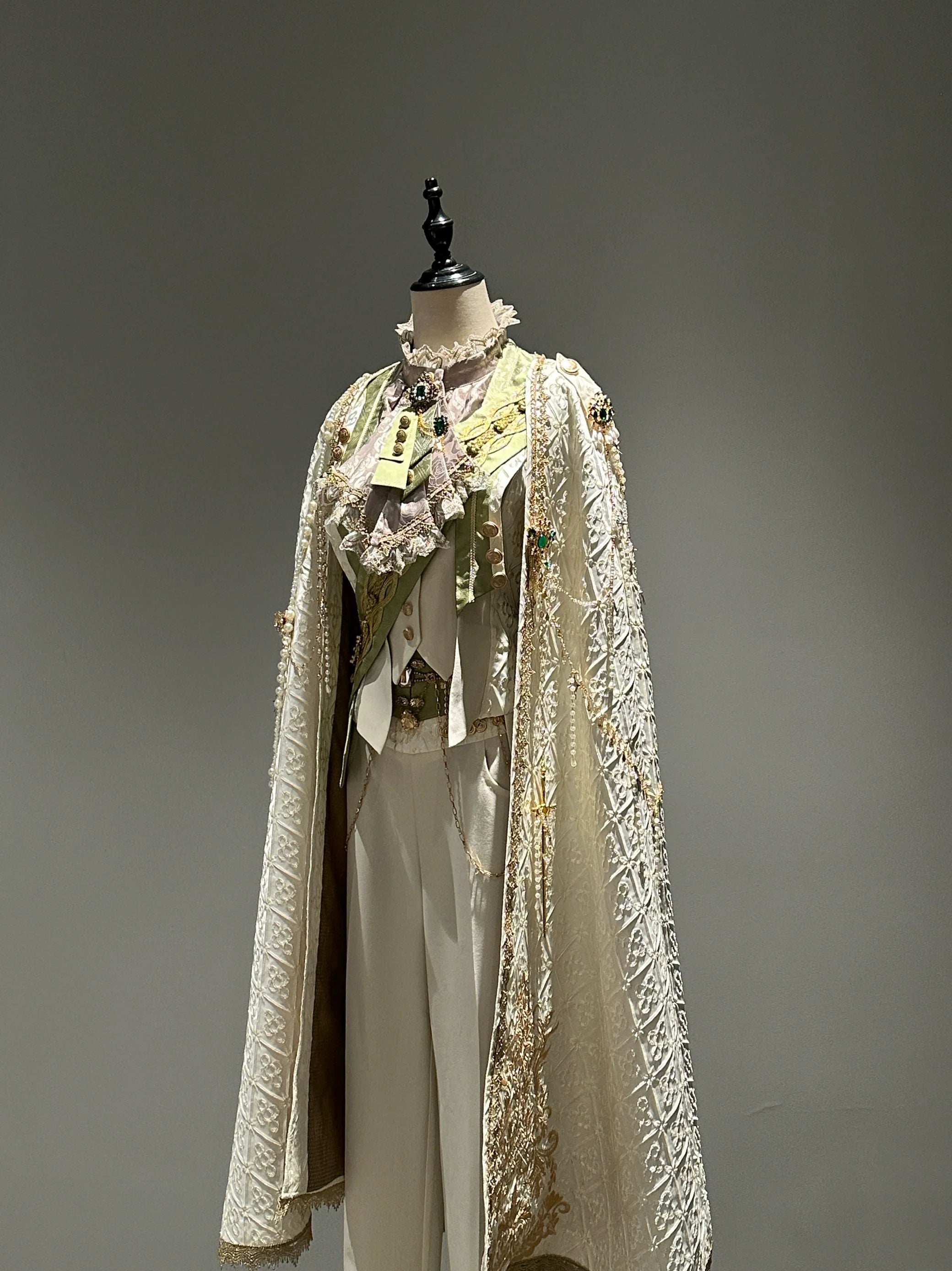 Narsesus - Ouji Lolita Tailcoat, Shirt, Pants, Cape and Accessories - image 5