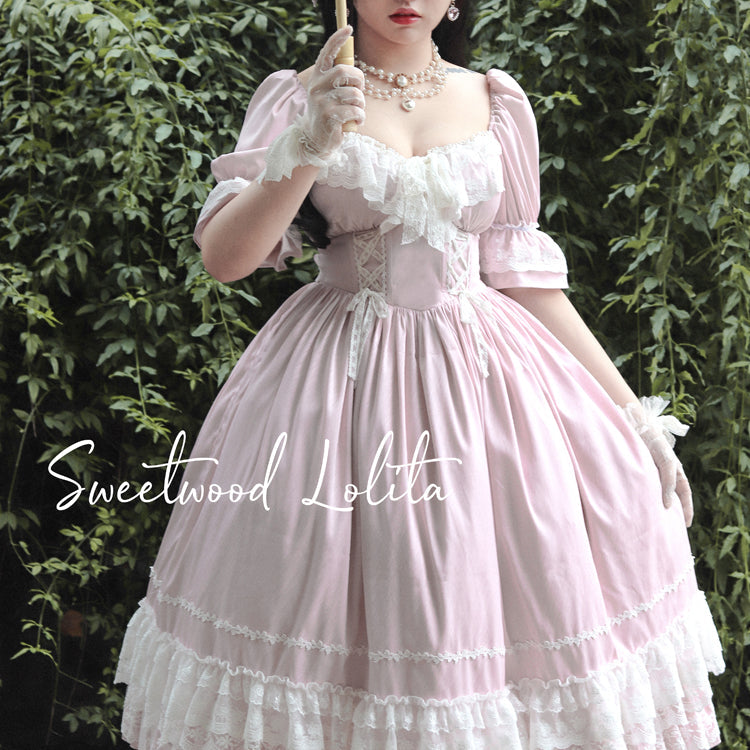 CLA Vintage French Lolita OP Dress - image 91
