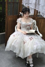 Elegant Floral Sweet Lolita OP Corset Accessory - image 11
