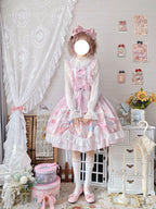 Sweet Lolita Summer JSK Dress, Wreath Bunny Printed - image 7