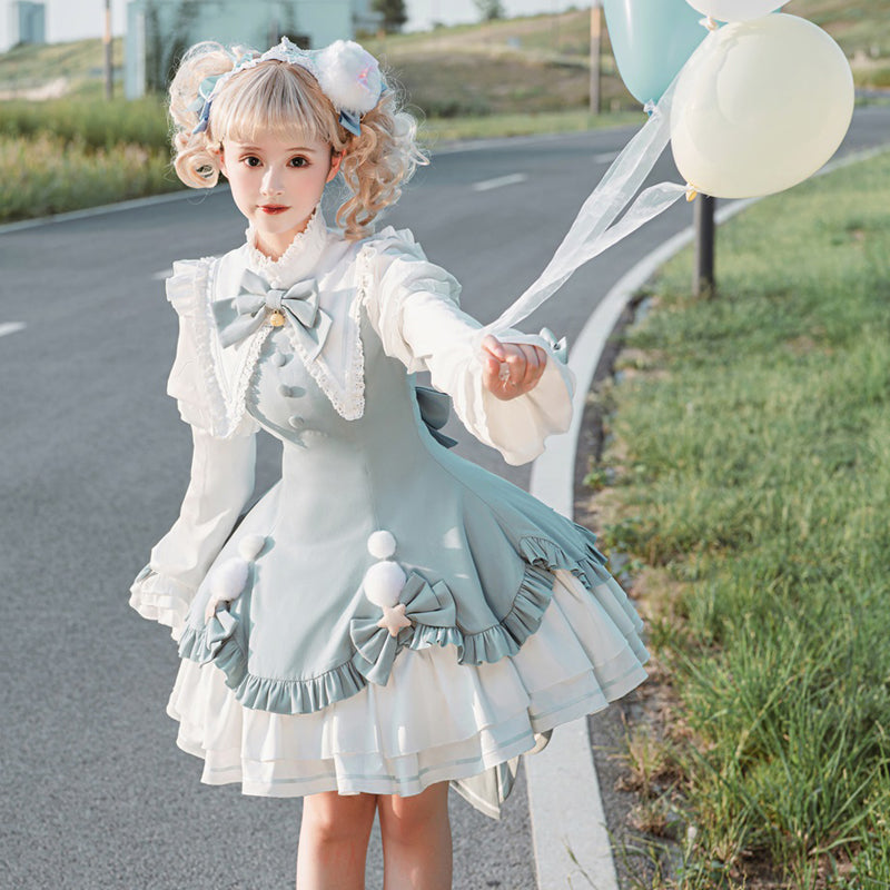 Magic Girl - Sweet Lolita Long Sleeve OP Christmas - image 6