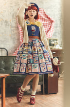 Strawberry Rose - Vintage American Casual Lolita JSK Dress - image 11