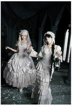 Humanoid Robot - Silver Gothic Lolita Mermaid Skirt Set - image 28