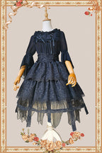 Witch's Apprentice - Gothic Lolita Split Type Black Suit - image 21
