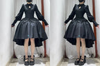 Shadow Hymn - Gothic Lolita Solid Shirt & Skirt, Side Zipper - image 12