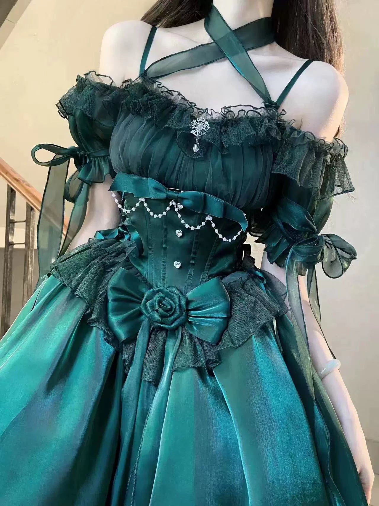 Elegant Lolita Detachable Train & Shoulder Strap Collection - image 11