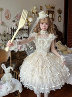 Feather's Ballad Wedding Lolita Tiered JSK Dress - image 1