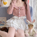 Cotton Lolita Bloomer, Loose Ruffled Hem - image 3