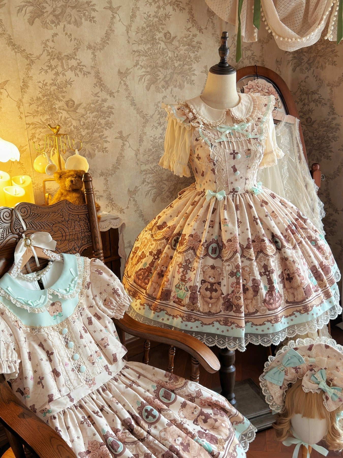 Cross Bear Sweet Vintage Original Lolita JSK and OP Dress Series and Accessories - image 14