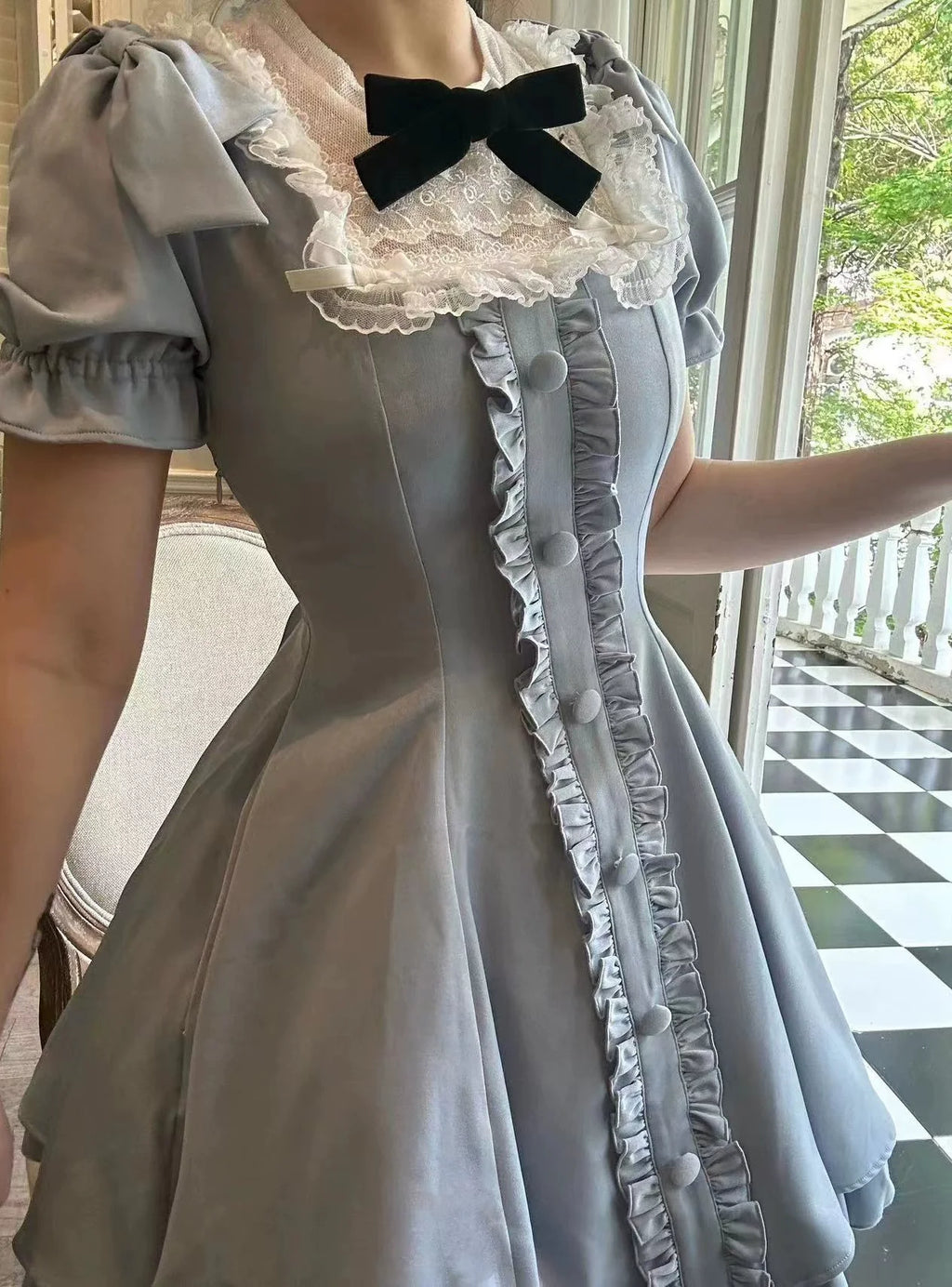 Plus Size Lolita OP Dress Summer Dress - image 27