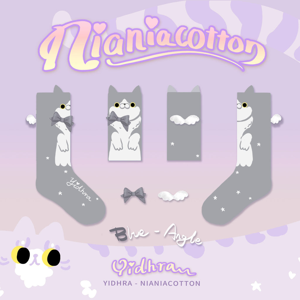 Cute Cat Cotton Lolita Socks - image 4