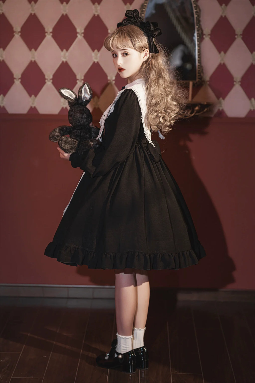 Black Nun - Gothic Lolita OP Dress - image 10