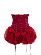 WONKA Gothic Lolita Red Blouse and High Waist Shorts Set - image 11