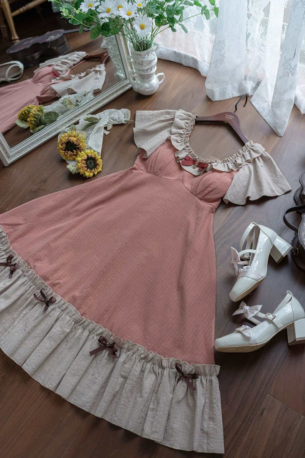 Cotton Plus Size Lolita OP Dress with Pockets - image 23