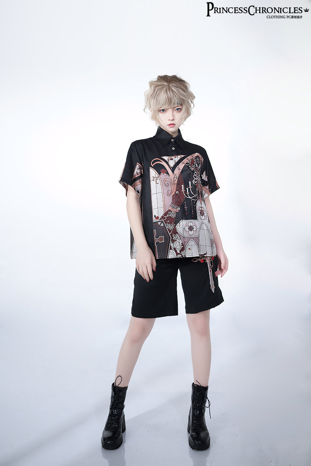 Night Instructions Embroidered Ouji Shorts - image 8