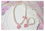 Kawaii Lolita Gradient Necklace and Bracelet Set - image 13