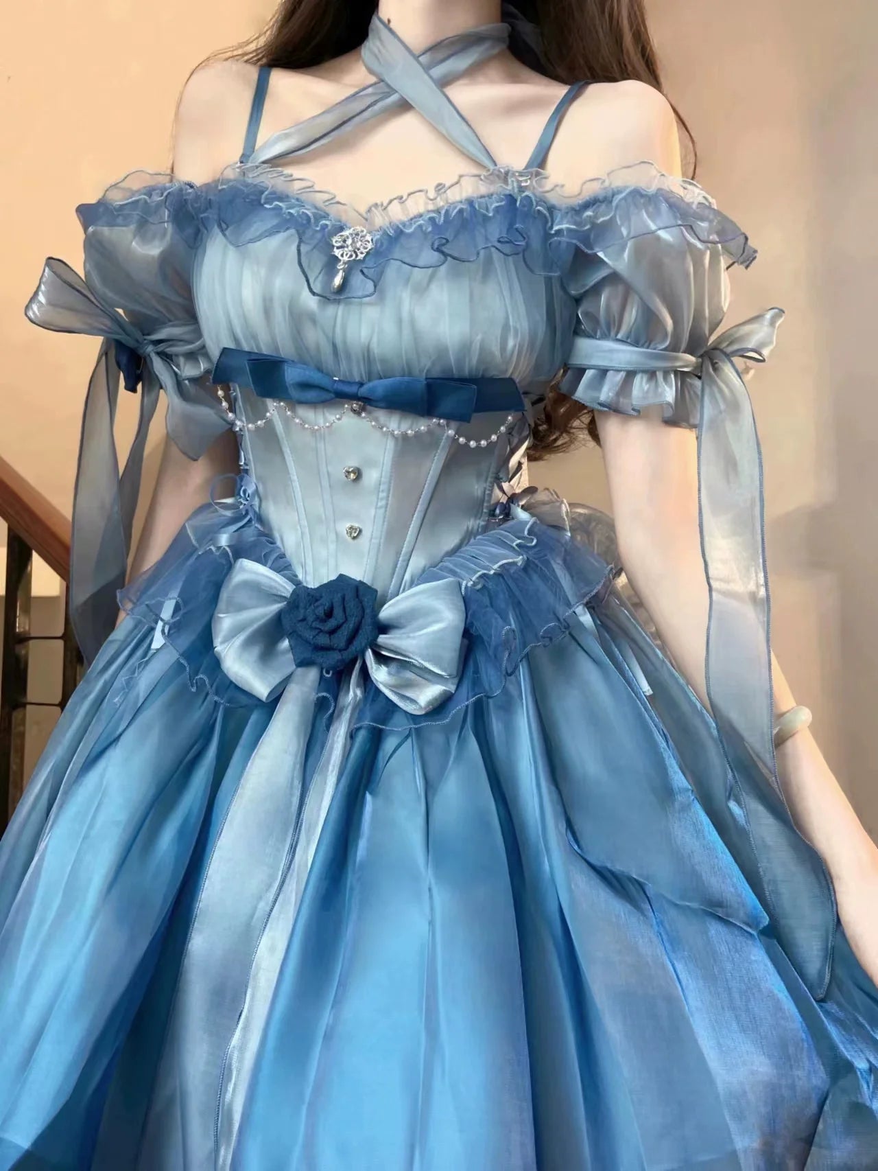 Elegant Lolita Detachable Train & Shoulder Strap Collection - image 9
