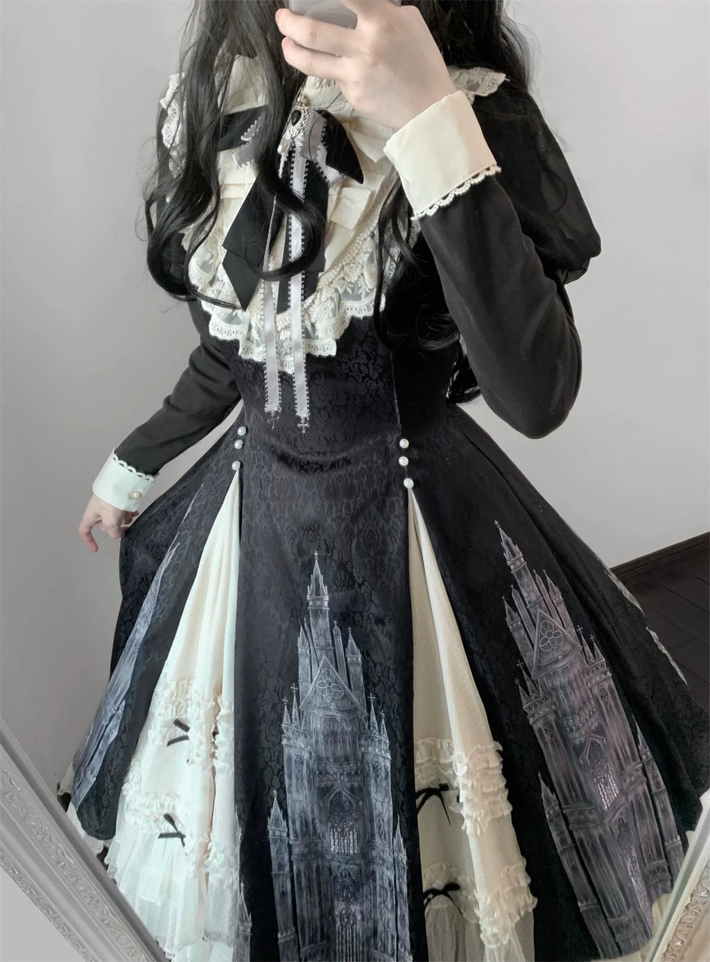 Church Bell - Elegant Lolita OP Dress Long Sleeve Spring Autumn - image 30