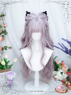 Poi Balls - Sweet Lolita Wig Long Curly Purple Wigs - image 1