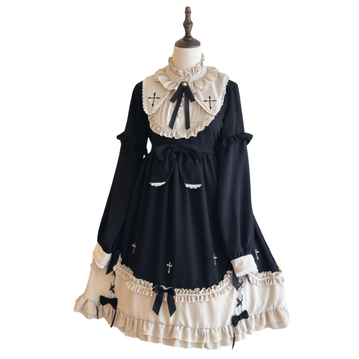 Plus Size Lolita Winter OP Dress, Long Sleeve - image 13