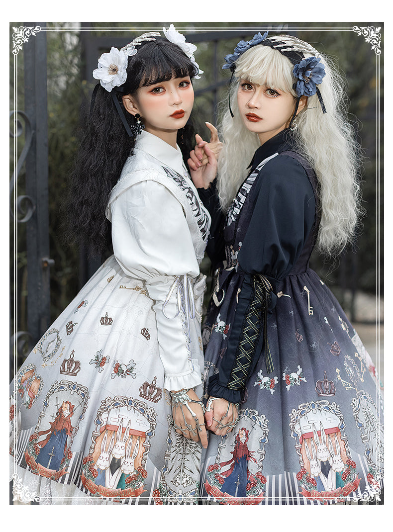 Black Fairytale - Gothic Twins Lolita JSK - image 7