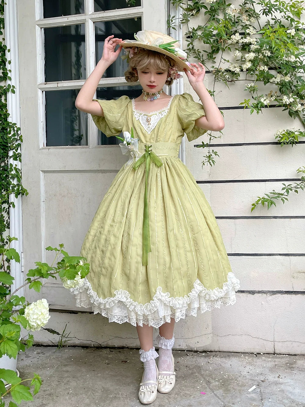Tulip - Classic Lolita Short Sleeve OP Dress - image 58