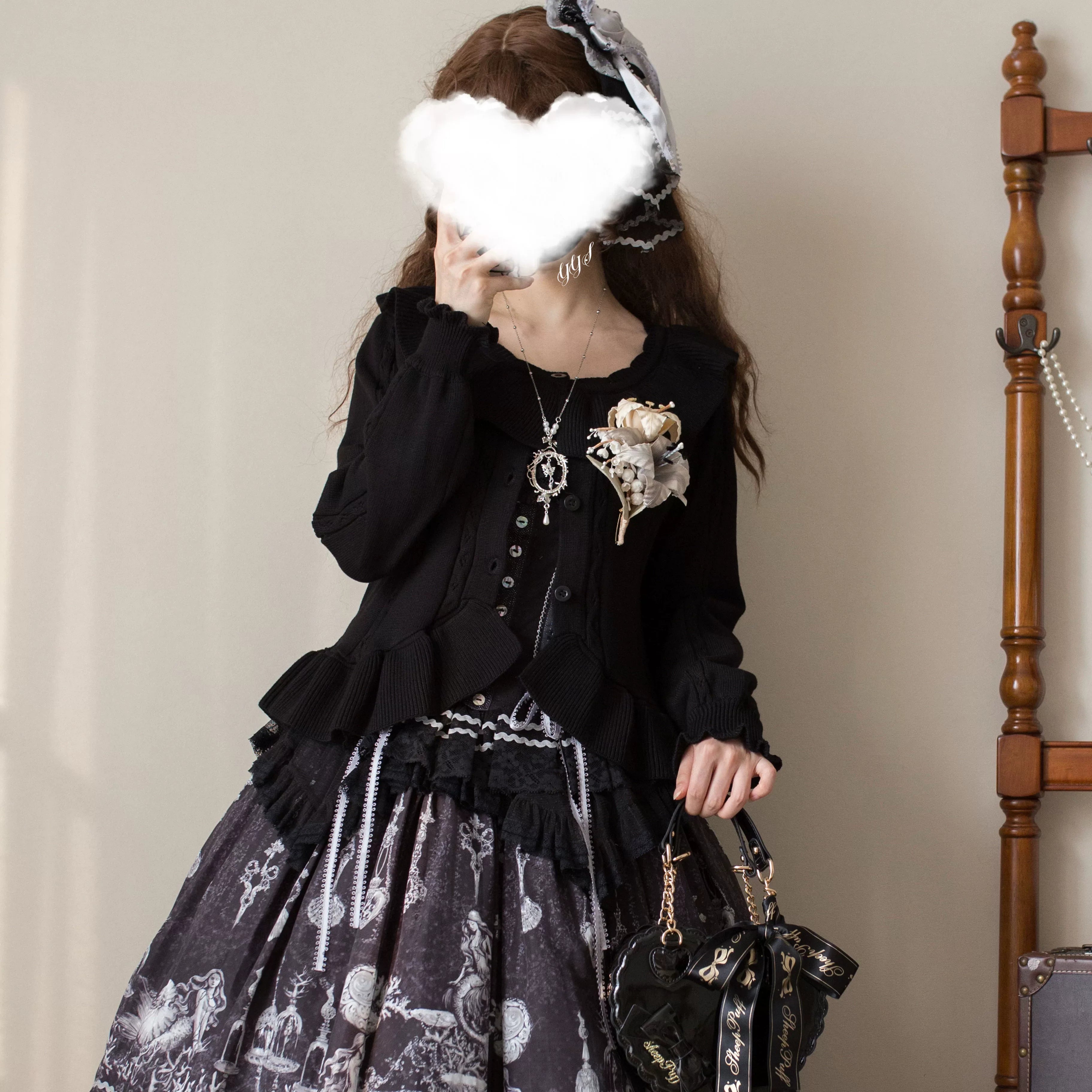 Hot Chocolate - Ruffled Lolita Cardigan - image 10