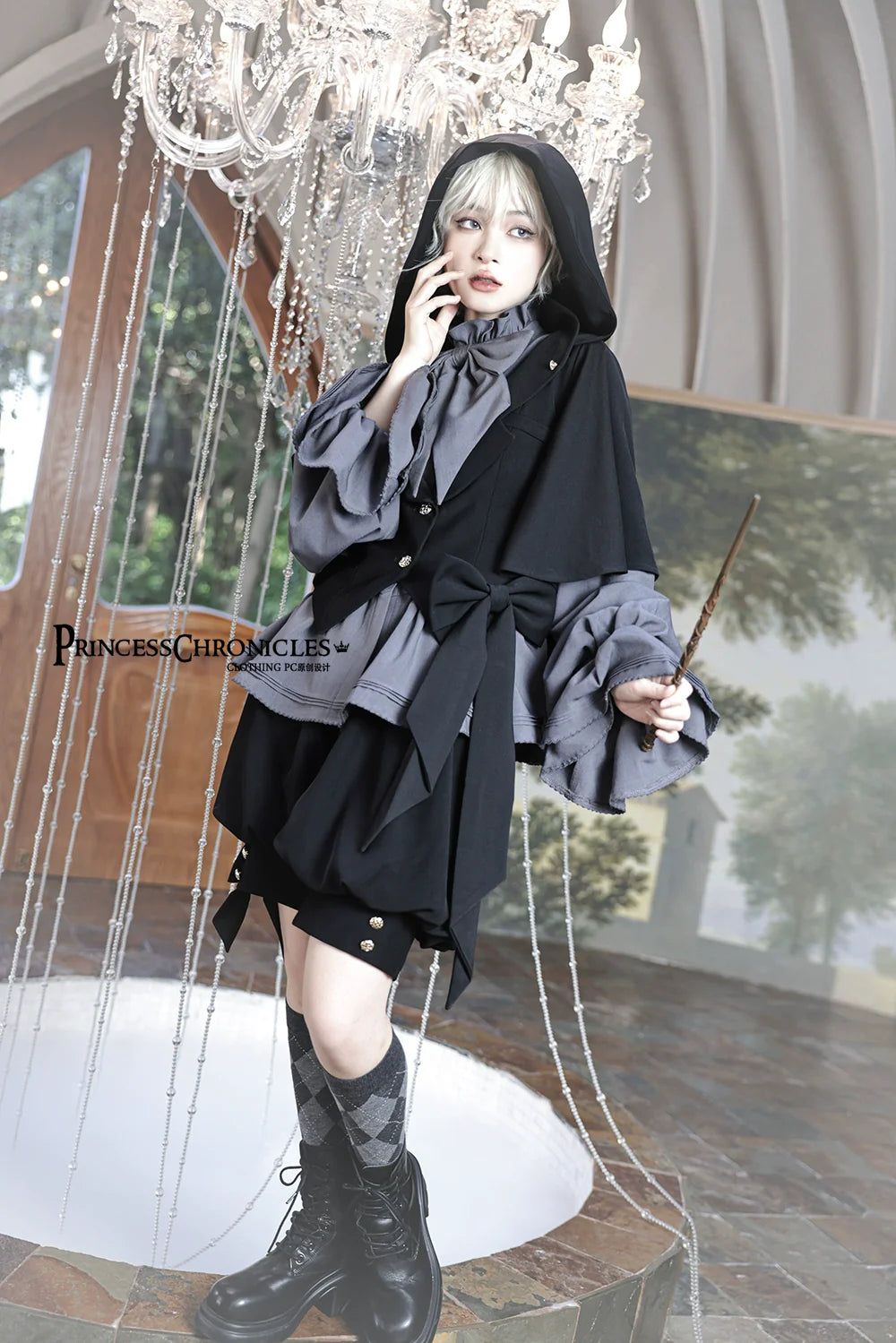 Hunting Rabbit Ouji Lolita Rabbit Ears Coat and Shirt Set - image 27