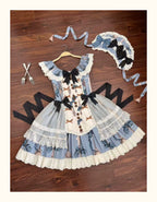Witch's Banquet - Printed Doll-like Sweet Lolita OP, Apron-like Front and Accessories - image 17