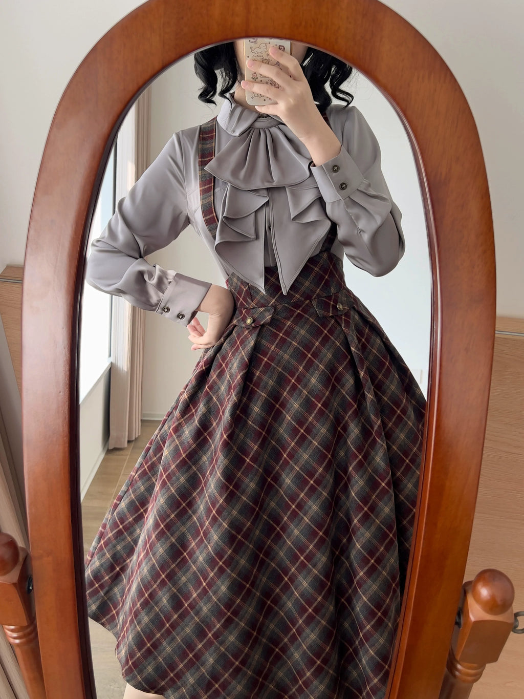 Forest Dew - Elegant Lolita Slim-Fit Shirt with Detachable Jabot - image 22