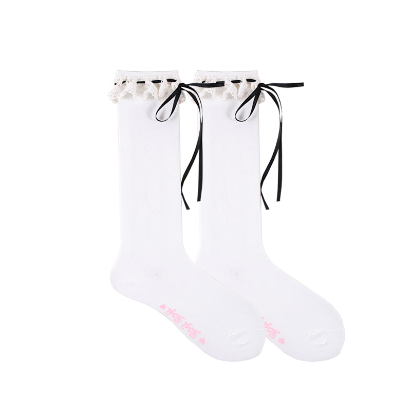 Isabella - Sweet Lolita Lace Mid-Calf Socks - image 36