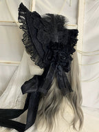 Gothic Lolita Bonnet and Detachable Veil BNT Headdress - image 4