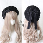 Sweet Bow Multicolors Lolita Wool Beret - image 13