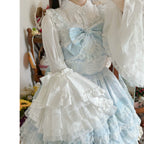 Sweet Lolita Blouse Princess Sleeve Shirt Inner Wear - image 18