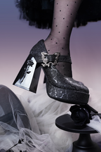 The cycle of all things - Lolita High Platform Shoes with Elegant Butterfly Buckle - image 8