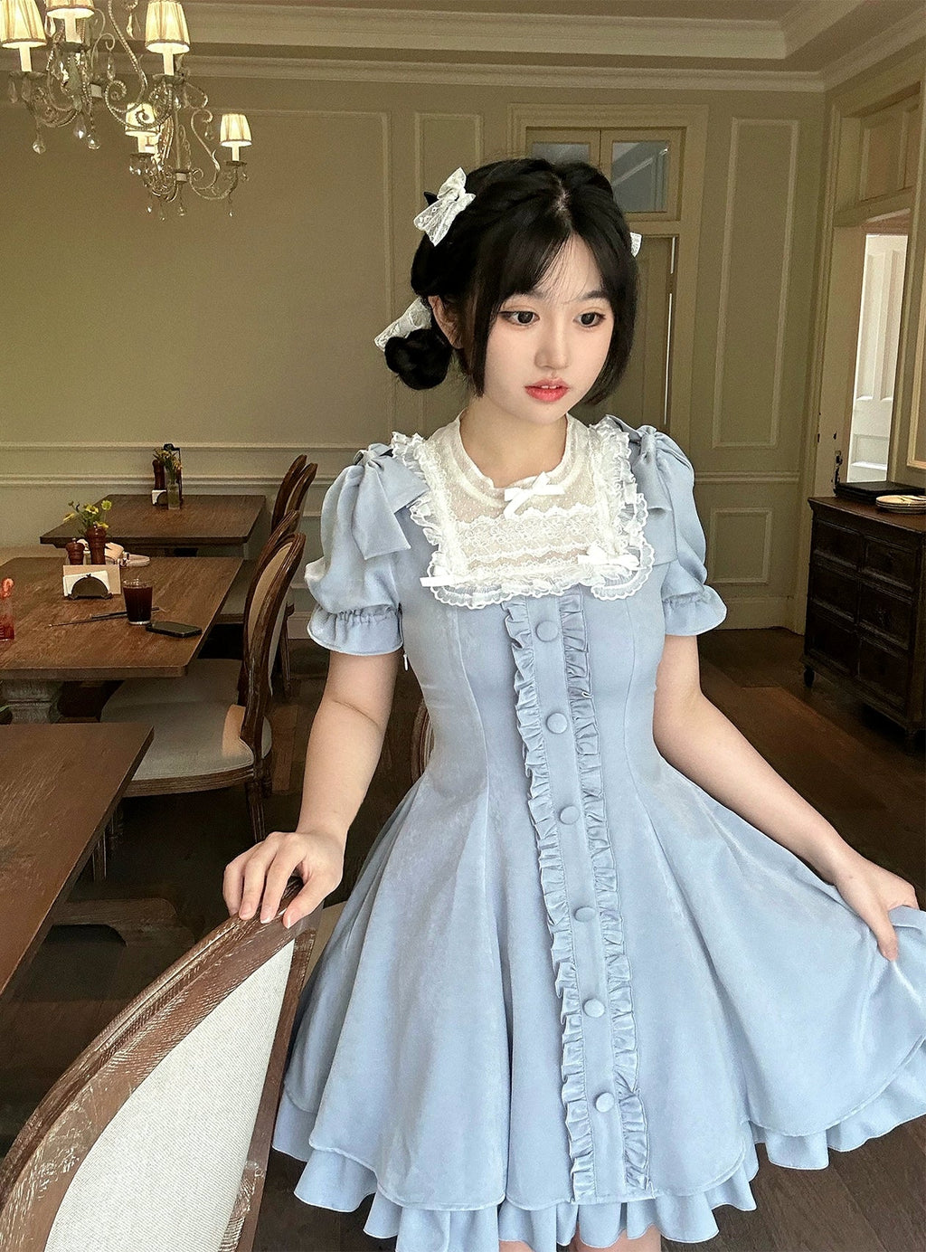Plus Size Lolita OP Dress Summer Dress - image 31