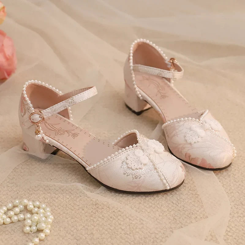 Heart Jade Qi Lolita Chunky Heel Shoes - image 23