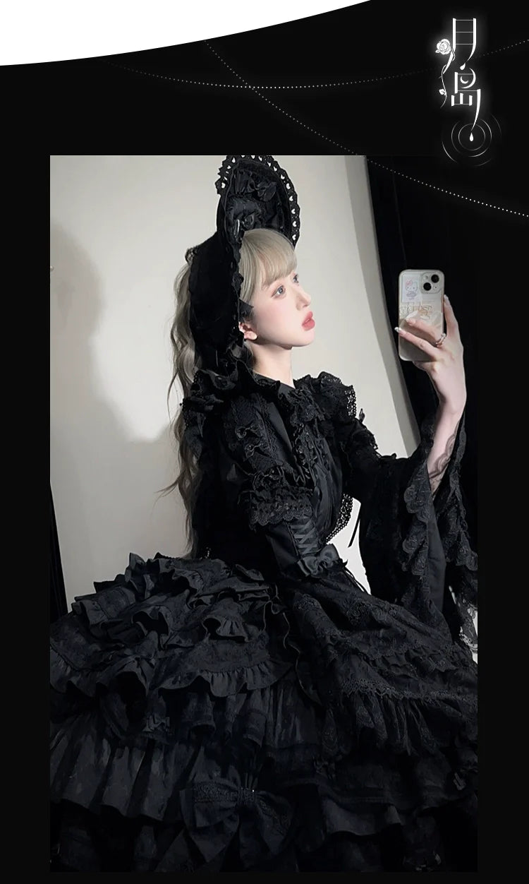Vintage Lolita Dress Set, Cotton Shirt - image 3
