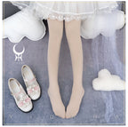 120D Daily Lolita Velvet Spring Leggings, Solid Color - image 14