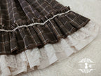 Rose - Elegant Lolita Fishbone Grid Skirt Customized - image 97