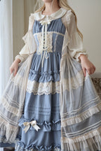 Lilianne Elegant Lolita Ruffled Hem JSK Dress - image 14