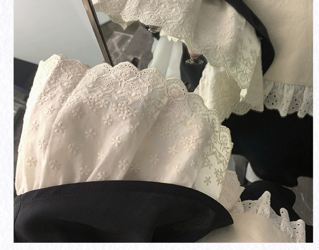 Kiss Kiss - Vintage Maid Lolita OP Dress and Apron - image 34
