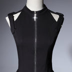 Nightblade Black Ouji Lolita Apron Pants Suit - image 13